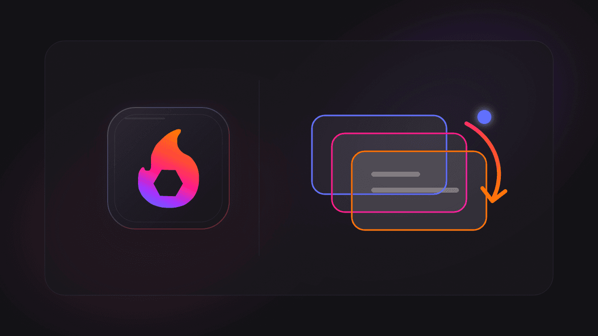 A focused product change moving through protected layers of an application
